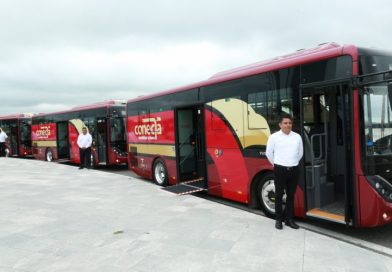 Supervisa gobernador unidades del nuevo sistema de transporte público de Tamaulipas