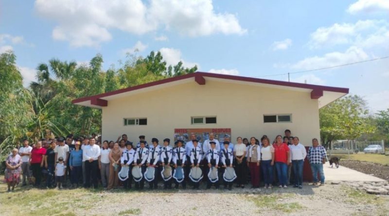 Transforman espacios educativos con nueva infraestructura en Telebachillerato 018 de El Mante
