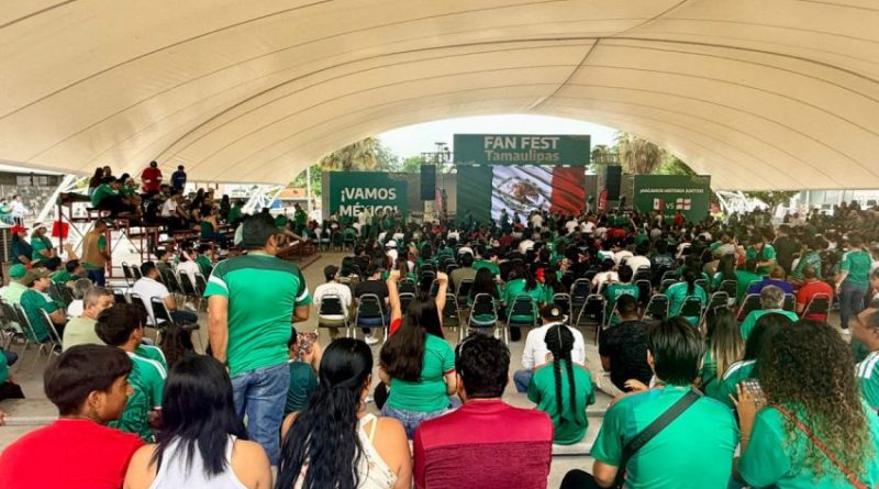 Reúne Fan Fest a más de 4 mil tamaulipecos para apoyar a la Selección Mexicana