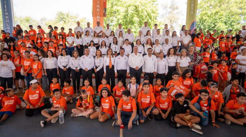 Inaugura el rector Dámaso Anaya campamento científico infantil de la UAT en el Campus Victoria