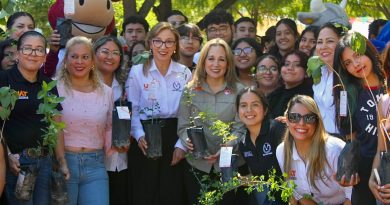 Realiza la UAT con éxito la jornada de reforestación “Jardines de Carrera”
