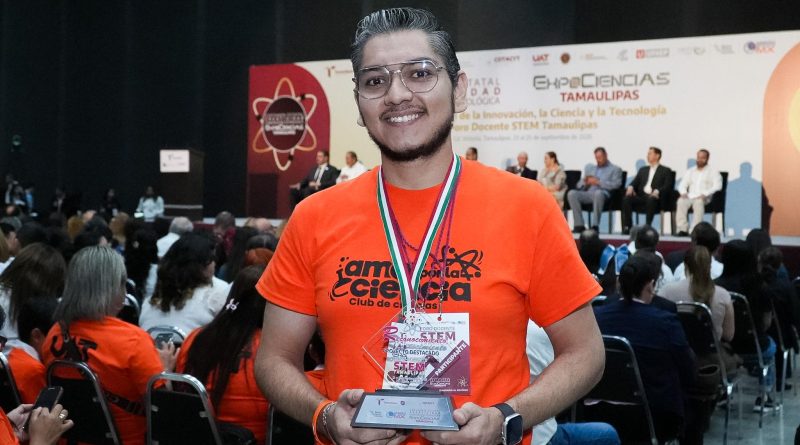 Docente de la UAT gana acreditación de la NASA tras triunfar en el Foro Estatal STEM